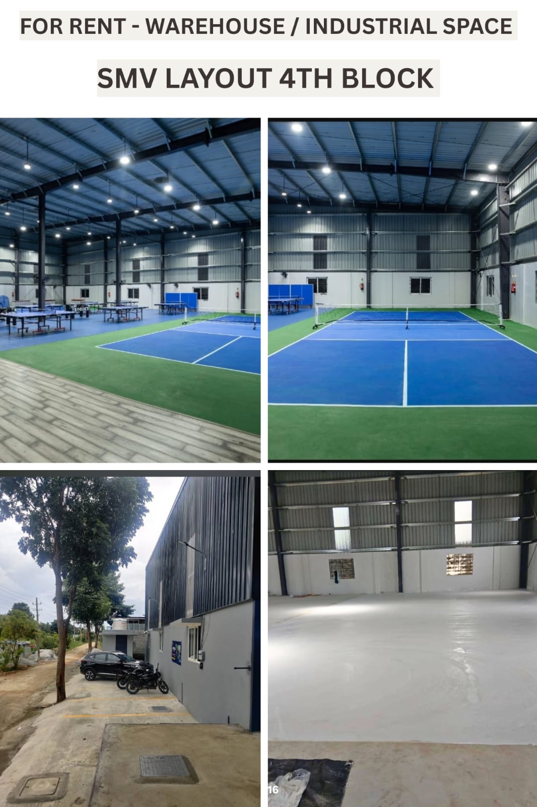 FOR RENT – WAREHOUSE / INDUSTRIAL SPACE - Bangalore